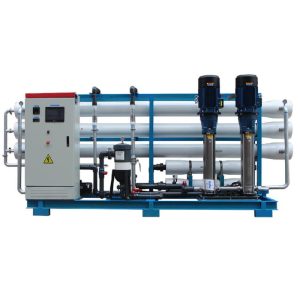 Well water desalination plant